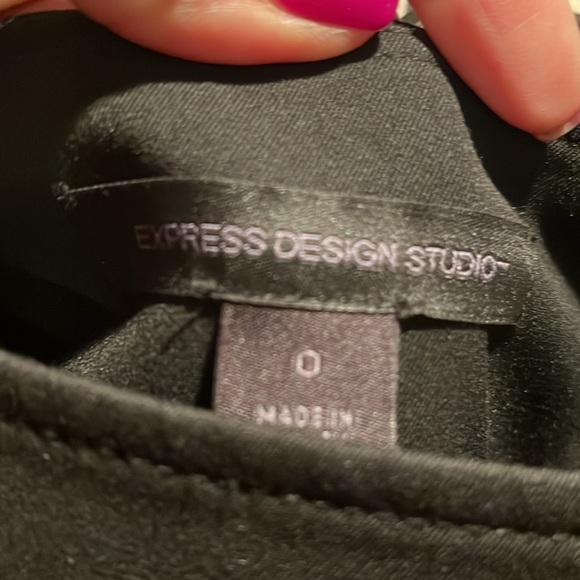 Express women’s black skirt size 0 never‎ worn - Picture 5 of 10